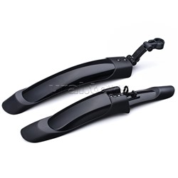 Набор крыльев 24-26" Rocket 007-1, пластик, цвет черный