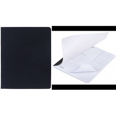 Тетрадь  48л клетка "SoloMatte.Черный бархат" Soft-touch (092723) Хатбер