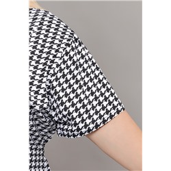 Халат домашний на молнии больших размеров Х-01 гусиная лапка