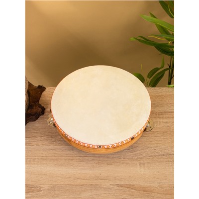 Сувенирный музыкальный инструмент «Бубен», 21×21×7 см, махагон