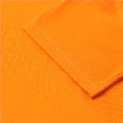 Футболка детская, рост 110 см, оранжевая