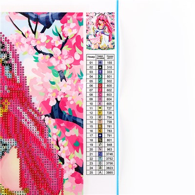 Алмазная мозаика с частичным заполнением на холсте «Нежная», 30×40 см