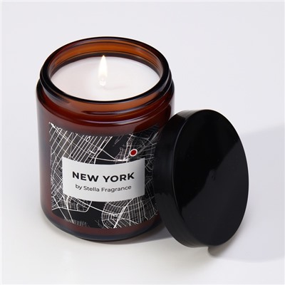 Ароматическая свеча в банке New York, кедр, мята, 250 г