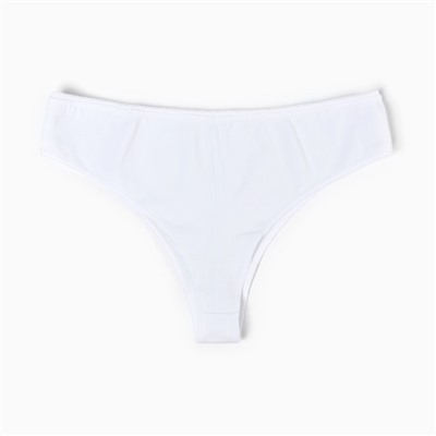 Трусы женские стринги Miss Beautiful, цвет белый, размер 46-48 (L)