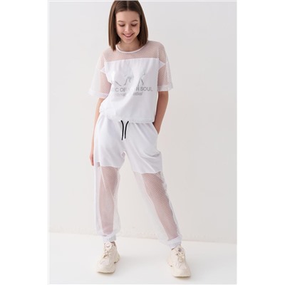 Брюки текстильные для девочек PLAYTODAY, 1240211