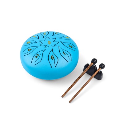 Глюкофон, цветок синий, 11 лепестков, 18×18×11 см