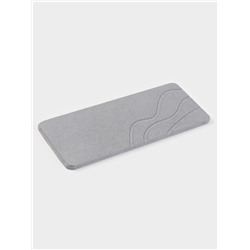 Подставка диатомитовая для губки и аксессуаров для ванной, 25×10 см, серая