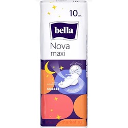 Прокладки Bella Nova Maxi softiplait ночные 10шт BE-012-MW10-E03