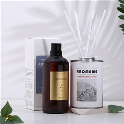 Набор диффузор ароматический Aromame, аргентинский сладкий апельсин 500 мл круглая банка