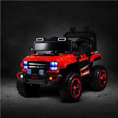 Электромобиль детский "Покоритель гор" (цвет красный)