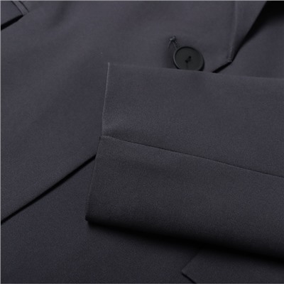 Пиджак женский с поясом MIST plus-size, размер 60, серый