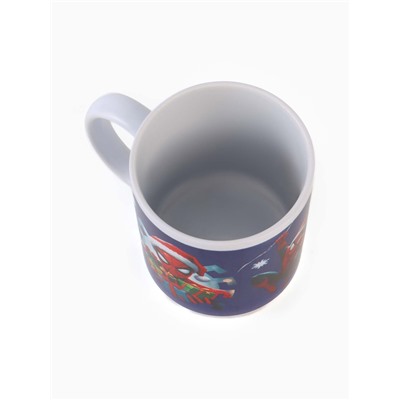 Кружка новогодняя сублимация 320 мл, Человек-паук