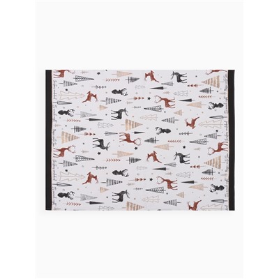 Скатерть новогодняя «Доляна» X-Mas 146×110± 3 см, 100% хлопок, рогожка 164 г/м²