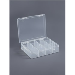 Органайзер для хранения мелочей, с подвесом, 12 ячеек, 14×12×3.3 см, прозрачный