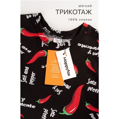 Хлопковый костюм для мальчика Happyfox