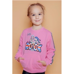 Свитшот 22724 детский LOL Surprise (Розовый)