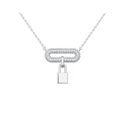 Колье из серебра куб.циркон., ЗК0320444