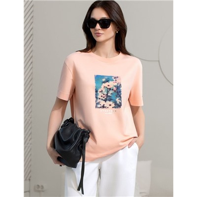 VILATTE Футболка D49.145