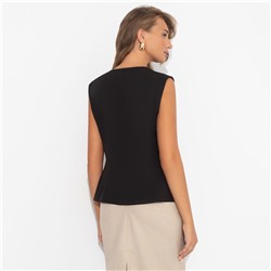 Жилет приталенный, Теперь ты босс (black)