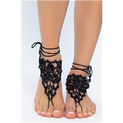 Барефуты Вязанные украшения на ноги LADY TAIGA, 1128129