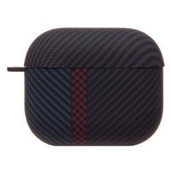 Чехол Luxo Creative для "Apple AirPods (3-го поколения)" (120) (black/blue) (231015)