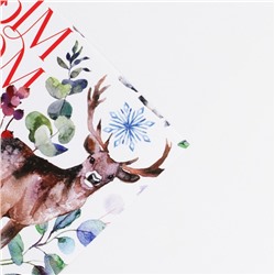 Упаковочная бумага на Новый год «Лесная сказка», 70×100 см, глянцевая