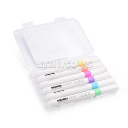 Набор маркеров акриловых "Sketch&Art" Пастельные цвета, 6цв.