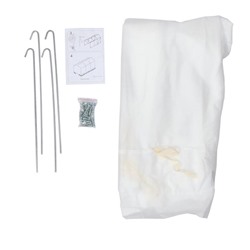 Мини-теплица, 2.5×1.4×1.15 м, стальной каркас d=16 мм, спанбонд 60 г/м²