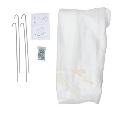 Мини-теплица, 2.5×1.4×1.15 м, стальной каркас d=16 мм, спанбонд 60 г/м²