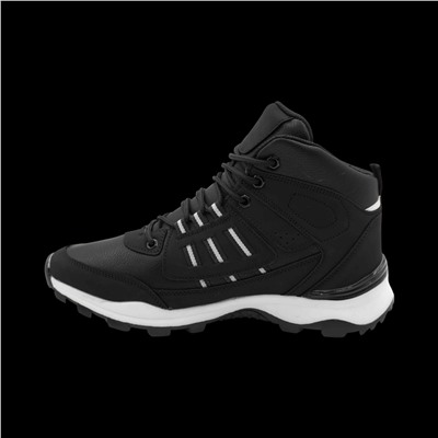 Ботинки на меху А692-2 черные п/п