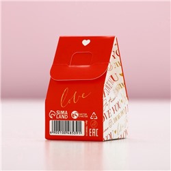 Бомбочка для ванны I love you, 40 г, аромат винограда, Чистое счастье