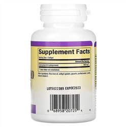 Natural Factors, Коэнзим Q10, 400 мг, 60 мягких таблеток