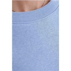 Свитшот свободный из петельчатого футера двухнитки с эластаном VILATTE, 1228120