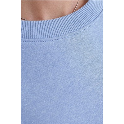 Свитшот свободный из петельчатого футера двухнитки с эластаном VILATTE, 1228120