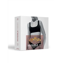 Omsa Топ 2. OmD 1142B Invisible Майка "Топ" женская (кроп-топ на широких бретелях с вкладышами), PA