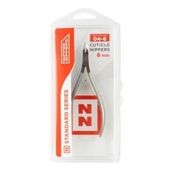 Nippon Nippers Кусачки маникюрные для кутикулы / Standard NN_NS-04-6, двойная пружина, ручная заточка, 6 мм 23824