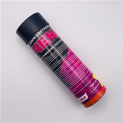 Цветной дым с чекой розовый JF DM90/super_PK (Joker Fireworks)
