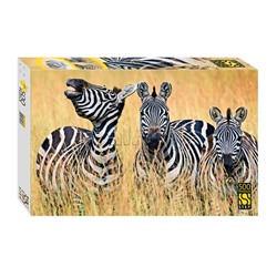 Пазлы 500 "Зебры"