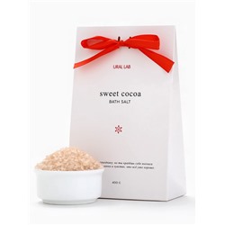 Соль для ванны в коробке, аромат сладкого какао, 400 г, URAL LAB
