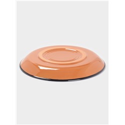 Ляган круглый «Риштан», 36 см, сине-красный орнамент