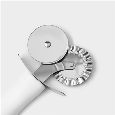 Нож для пиццы и теста Доляна Style, 18.5 см, ручка soft - touch, МИКС