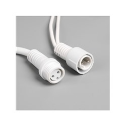 УЦЕНКА Гирлянда «Бахрома» 3×0.9 м, IP65, УМС, белая нить каучук, 144 LED, свечение синее, 220 В