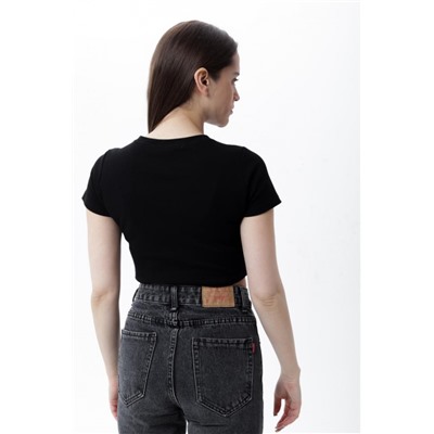 00002 кроп - топ (Черный)