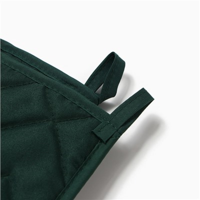 Набор кухонный «Базилик» варежка-прихватка 20×27 см, прихватка 17×17 см 100% п/э