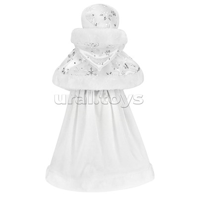 Сувенир "Внучка Деда Мороза" в белой шубке, 40 см.