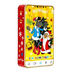 Сладкий новогодний подарок «Телефончик — Ну Погоди», детский, 400 г