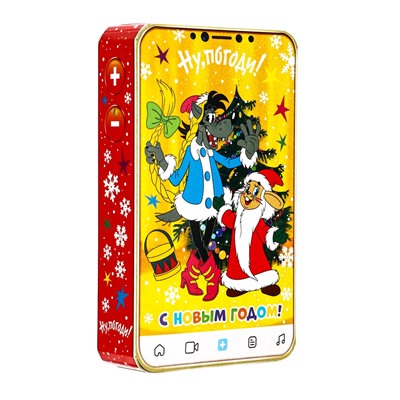 Сладкий новогодний подарок «Телефончик — Ну Погоди», детский, 400 г