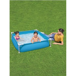 Бассейн каркасный Bestway Steel Pro, 122×122×30.5 см, от 2 лет, 56217