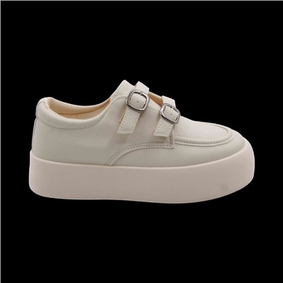 Полуботинки демисезонные 2519-2 светло бежевые