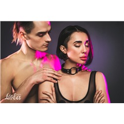 Черный кляп-кольцо Modesty